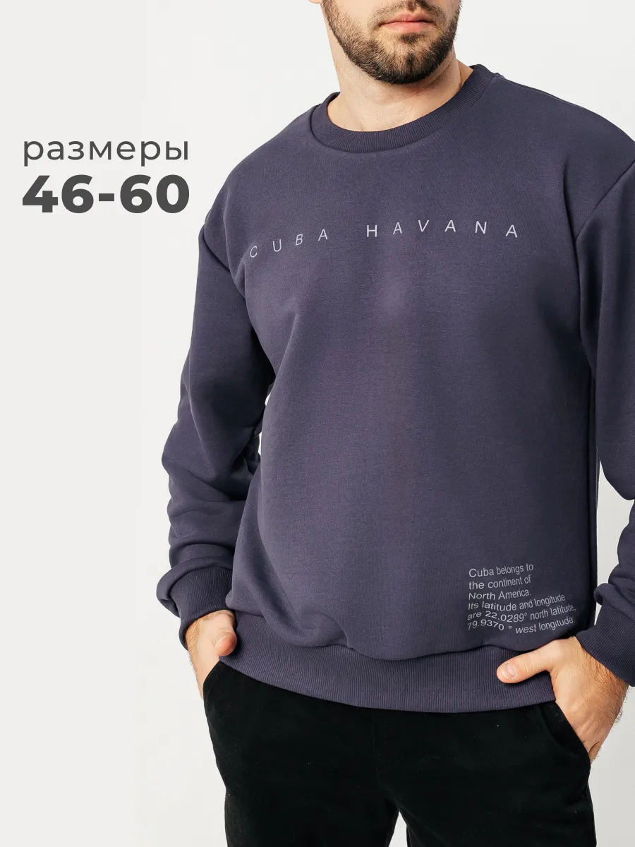 Свитшот мужской с принтом